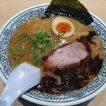丸源ラーメン - 熟成醤油とんこつ黒