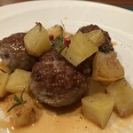 osteria LIU - 子羊のハンバーグ