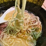 牛骨白湯ラーメン Azuma - 牛白湯ラーメン　麺が固まっていたのが残念