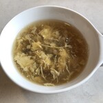 フォルクス - 卵木の子スープ