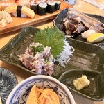 Uogashi Sushi - 鯵のたたき780円