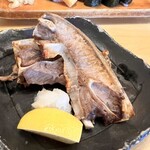 魚がし寿司 - マグロかま焼き660円