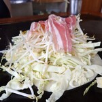 Okonomiyaki Yamanaka - キャベツはざく切り 2024年2月