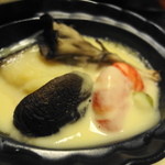 おちあいろう - 焼き物　味噌グラタン　銀だらと海老、椎茸が入ってます。おいしい♪