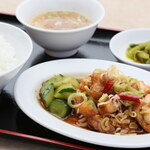 Taiwan sweet and sour pork set meal