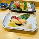 錦寿司 - 鰤焼き