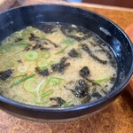 びっくりドンキー 青森東店 - みそ汁