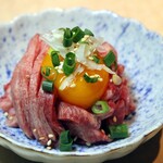 Yakiniku Daishouzan - 黒毛和牛タンユッケ