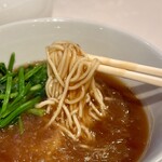 中国飯店 - フカヒレスープそばの麺