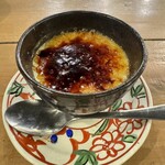 炉端とおでん 呼炉凪来 - 自家製焼きプリン