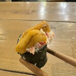 炉端とおでん 呼炉凪来 - 実はon theかっぱの細巻き