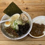 Ramen Yu Duki - 粗挽塩らーめん＋ミニカレー