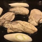 月島もんじゃ もへじ 総本店 - 牡蠣