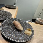 立ち食い寿司 極 - 鰆藁焼きで