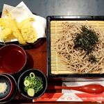 そば政 - 天ざる大盛