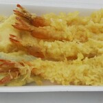 かつてん - 料理写真:海老天４本盛り合わせ