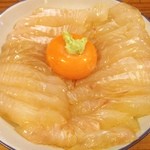 みなと食堂 - お約束の平目漬け丼！