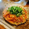 Okonomiyaki Tatsu - 肉玉そばW、大葉トッピング