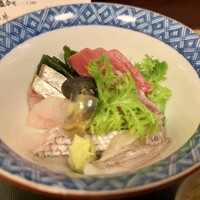 季節料理　根本 - 刺身盛合せ定食(ライス大盛)