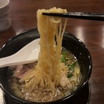Niku Bisutoro Kagura - カモネギ、醤油、細麺