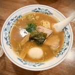 蓮 - ラーメン　＋味玉