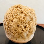 こひる庵 - 本日の味見氷　ふんわり香るいちごミルクティー