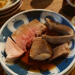 宇ち多゛ - タン生赤いところお酢