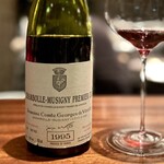 蒼 - コント・ジョルジュ・ボギュエ　シャンボール・ミュジニー 1er Cru. 1995
      約30年熟成のボギュエ。もう、お上品の極み。
      但馬牛にのめり込み過ぎて、もっとじっくり付き合うべきだった。反省…