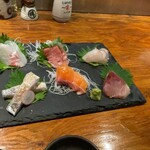 三陸宮古市場WA - 刺身３点盛り