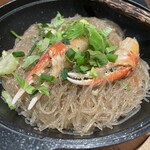 アンコールワット - カニ爪と春雨炒め