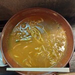 233458396 - 茶色い沼にはうどんがみっちり(^o^)v