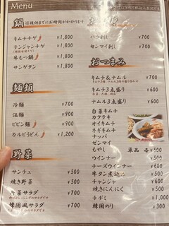 文田商店 - メニュー