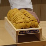 鮨 なんば - 他のお客さんが頼まれてた紫雲丹