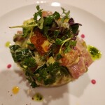 レストラン・サカキ - 前菜、海の幸とアボカドのタルタル