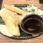 Hoteichan - 天然真鯛の天ぷら。