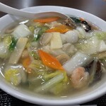 横浜中華 華星 - 料理写真:海鮮サンマー麺