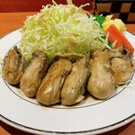 Gurashia - 【三陸カキバターソテー】(¥2000)+【定食セット】(¥300)