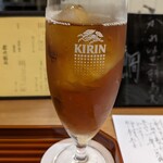 割烹 市川 - 私は烏龍茶