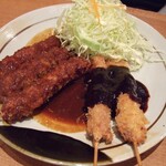 名古屋名物 みそかつ 矢場とん - ひれ串かつ 定食（定食） 1470円