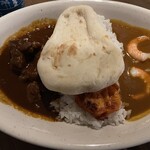 Kasuba Fudo Koto - コンビカリー、タンドリーチキン添え