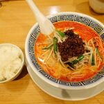 Kisurin - 担々麺（中辛）1,050円 ＋ サービスのライス