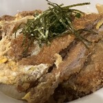 きりん大麦牧場 - カツ丼 ご飯大盛り