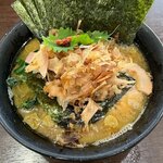 ラーメン 杉田家 - ラーメン(並)半麵＋和風・梅・鰹節＋のり！