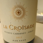 レストラン コバヤシ - 25年12月　LA CROISADE RESERVE CABERNET-SYRAH OAKAGED 2012