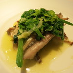 レストラン コバヤシ - 25年12月　青森大間のメバル蒸し煮　茸、野菜と共に