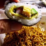 KOHYO - 料理写真:サラダ太巻寿司正規298円(購入は半額)