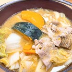 ほうとう蔵 歩成 - 《黄金ほうとう 豚肉入り》