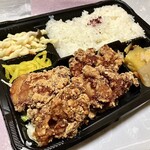 わっぱ - 「からあげ弁当〈通常〉」全体のアップ…