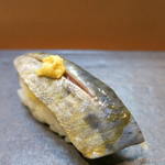 すし 浅尾 - 25年12月　鰯　辛子醤油　握り