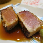 すし 浅尾 - 25年12月　熟成鰤ステーキ　大根山葵添え